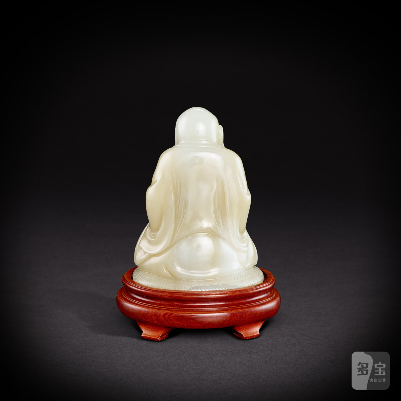 A set of eighteen jade Luohan figures, 20th century | 二十世紀 玉雕十八羅漢一套 - 图18